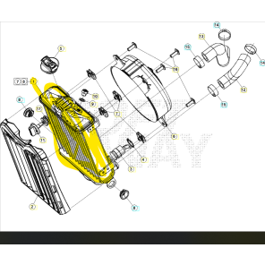 Beta Radiator Sincro 125-300ccm
