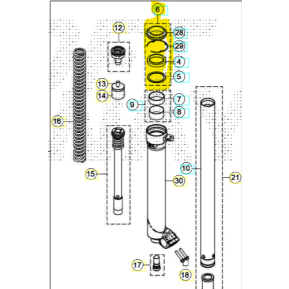 Beta Simmering Kit (1x Støvring/Simmering/Låsering/Skive)
