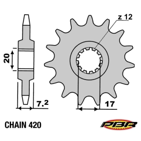 PBR AM6 Fordrev 420  (Velg Størrelse)