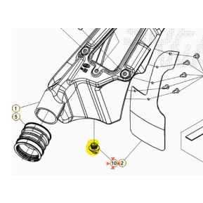 Beta Dreningsskrue Luftilter Boks Evo 125-300ccm 09->