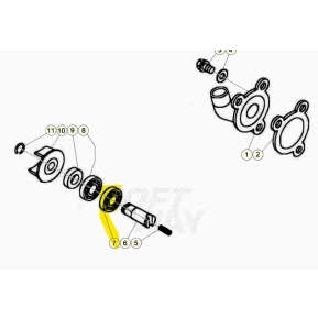 Beta Lager Vannpumpe m/ Veiv 80 Junior / Senior (10x19x5)