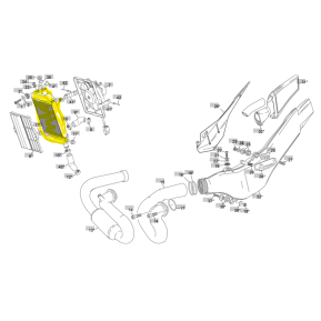 Sherco Radiator STR 23->