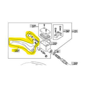 Sherco Bremsehendel Sett 125 SM 4T