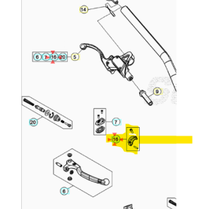 Braktec Halvmåne Bremse / Clutch Pumpe