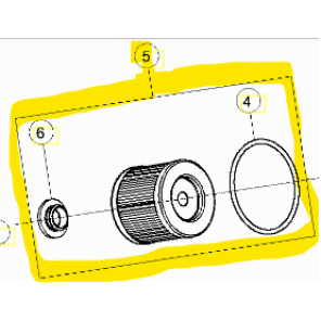 Beta Oljefilter m/pakninger 125 T SM / END 23->