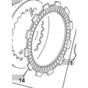 Sherco Clutch Lammell END 250/300 2T  450/500 4T  23->