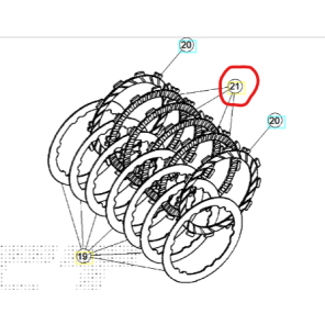 Beta Clutch Lammell RR / Sincro (Pr stk)
