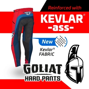 S3 Bukse Enduro / MX Goliat Kevelar Rød