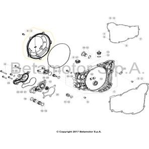 Beta Ytre Clutch Deksel RR & XT 2t 18->