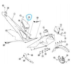 Beta Luftfilter lokk 125-300 18 matt Sort