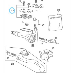Sherco Clutch Lokk m/Pakning og Skruer