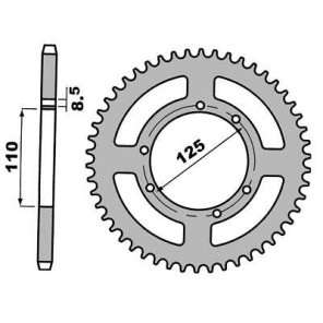 Sherco PBR Bakdrev SM 50ccm Stål  (Velg Str)