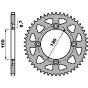 Beta PBR Bakdrev Track 420 Alu (Velg Str)