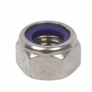Mutter M8 Nylon Lås
