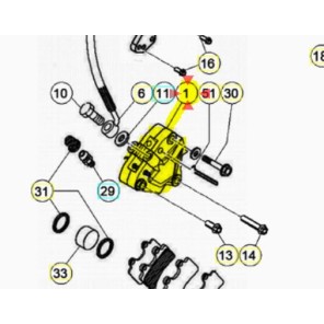 Beta Kaliper Foran RR 50/125 LC SM