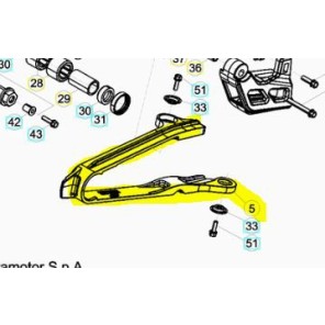 Beta Fremre Kjedeglider RR 2/4T (Svingarm)