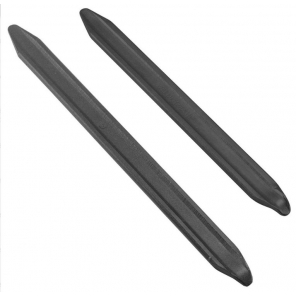 Dekkspake 2 stk Sort (30cm & 25cm)