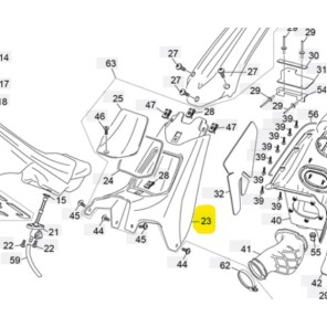 Sherco Luftfilter Boks Topp 17->