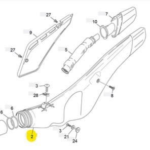 Sherco Eksospotte TR 125/300 16->