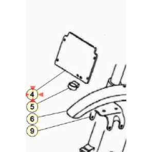 Beta Nummerplate 80-300ccm Rød