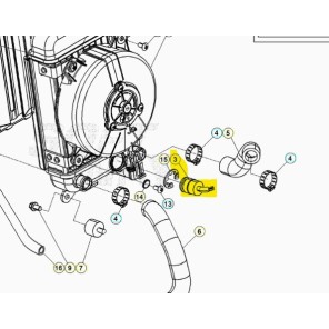 Beta Termostat Evo 125 / 250 / 300 ccm  17->