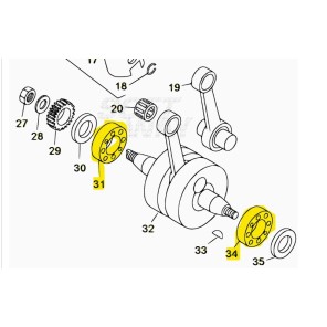 Beta Veivlager SKF 20.52.12 NTN 6304-C3 (Pr Stk)