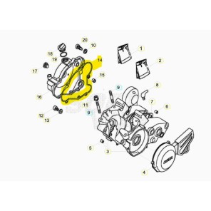 Beta Clutchdeksel Pakning 80 Junior / Senior