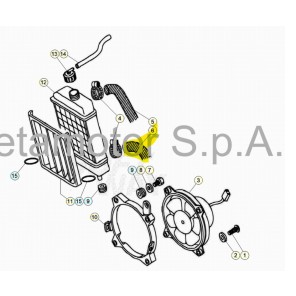 Beta Vann Slange Radiator - Vannpumpe 80 Junior / Senior