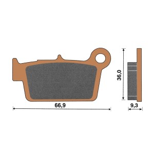 Beta Top4 Bremseklosser Bak RR / XT
