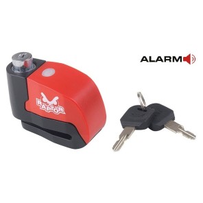 Raptor Skivelås med Alarm Ø 5,5