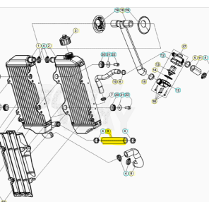Beta Vannslange Radiator - Radiator RR 2T  20->