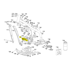 Sherco Fothviler Høyre STR Sølv