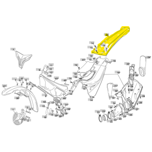 Sherco Bakskjerm STR Sort 23->