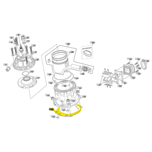 Sherco Sylinderfot Pakning 0,3mm STR 23->