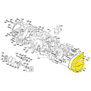 Sherco Svinghulsdeksel STR Sort 23->