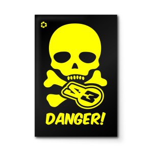 S3 Skilt Danger 50 stk 12x18cm Plastikk