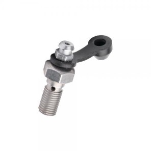 Banjo 8mm m/ Luftenippel 5mm (u/gummihette)