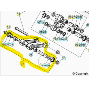Beta Link Arm Komplett  RR 2T / 4T 13->