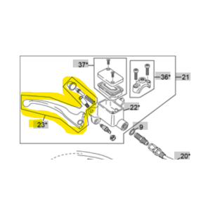 Sherco Bremsehendel Sett 125 SM 4T